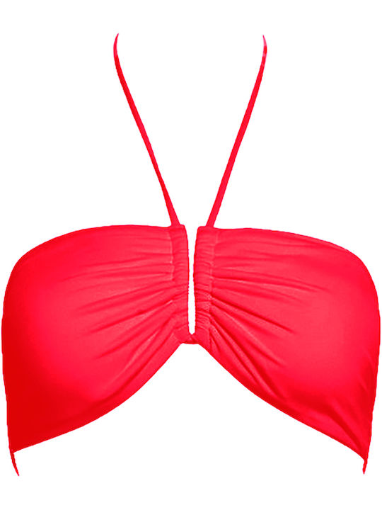 Blu4u Strapless Bikini Red