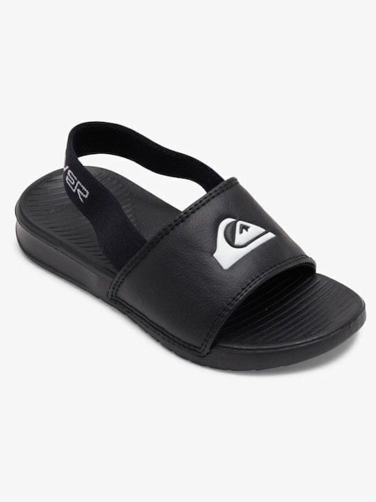 Quiksilver Παιδικές Σαγιονάρες Slides Μαύρες Br...
