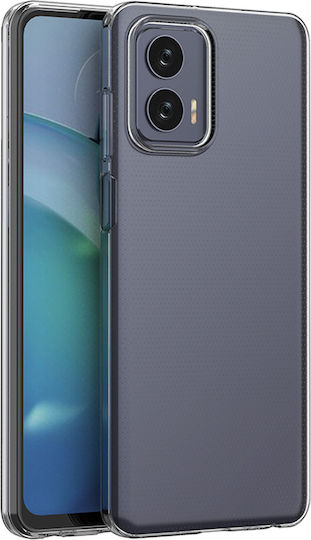 Hurtel Back Cover Σιλικόνης 0.5mm Διάφανο (Moto G73)
