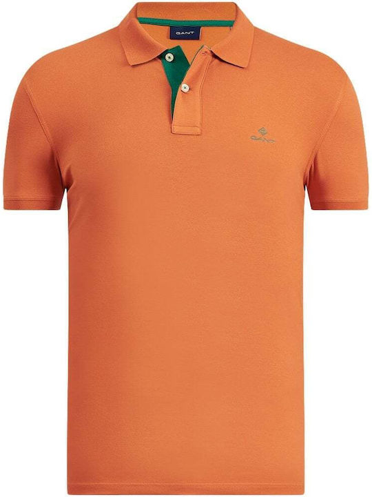 Gant Polo Short Sleeve Blouse Orange 2052003-860 - Main Image