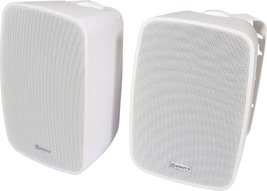 Adastra BG5A-W Αυτοενισχυόμενα Επιτοίχια Ηχεία 20W (Ζεύγος) Λευκά
