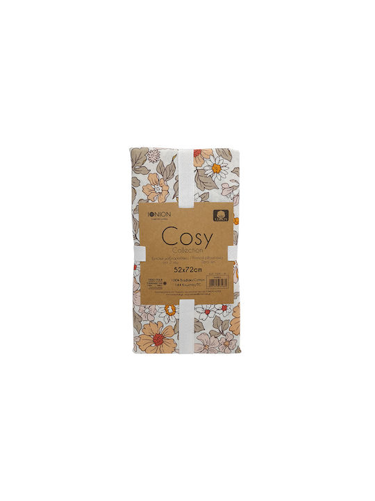 Ιόνιον Cosy Marilia Σετ Μαξιλαροθήκες Μπεζ 52x72εκ.