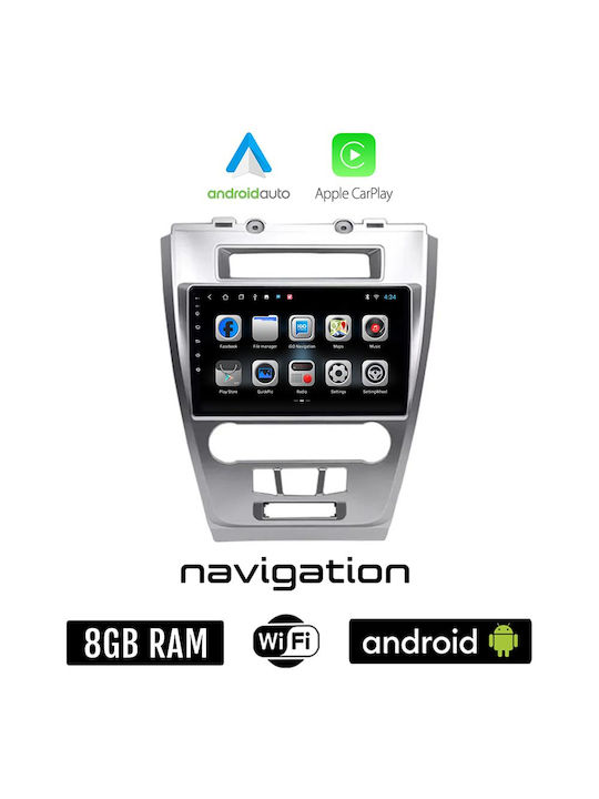 Sistem Audio Auto pentru Ford Fuziune 2012-2017 (Bluetooth/USB/WiFi/GPS/Apple-Carplay/Android-Auto) cu Ecran Tactil 10"