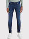Men's Jeans Pants Elastic with Extra Slim Application Blue