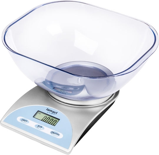 Lamart Digital Kitchen Scale with Bucket up to 5kg Silver