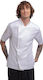strongAnt Coat Chef 100% Microfiber White with Short Sleeve
