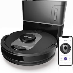 Shark Robot Vacuum Cleaner Wi-Fi Connected with Mapping and Automatic Dirt Disposal Black RV2500SEU