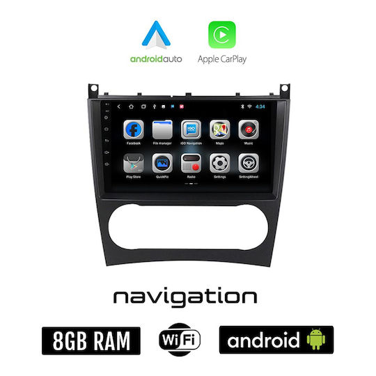 Автомобилна Аудио Система (Блутут/USB/AUX/WiFi/GPS/Apple-Carplay/Android-Auto) с Тъчскрийн 9"