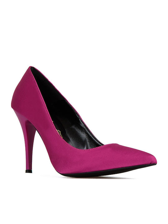 Pantofi cu toc Fuchsia