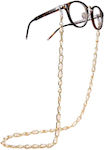 Gold Pearl Glasses Chain