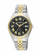 Esprit Herrenuhr Batterie mit Silber Metallarmband