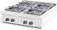 Vimitex Eurochef Flüssiggas-Kocher Vierfach 40kW 80x90x12cm