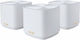 Asus ZenWiFi XD4 Plus WiFi-Mesh-Netzwerk Zugriffspunkt Wi-Fi 6 Dualband (2,4 & 5 GHz) in Dreifach-KIt Weiß