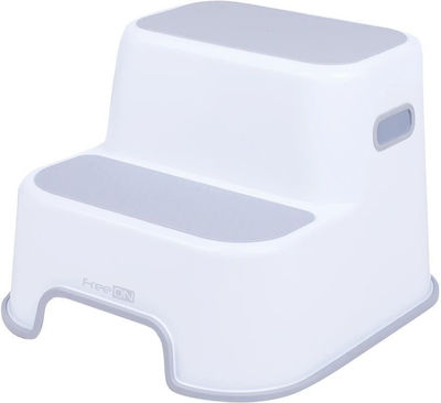 FreeOn Double Kids Step Stool Gray