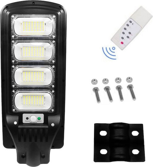 Jortan Street Solar Light 200W 15360lm Cold White with Motion Sensor and Remote Control IP66 63cmx24cmx7cmcm
