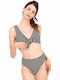 Bikini-Set Polka Dot Schwarz sws-1119 (pouablk)