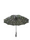 Tradesor Automat Umbrelă de ploaie cu baston de mers pe jos Neagră