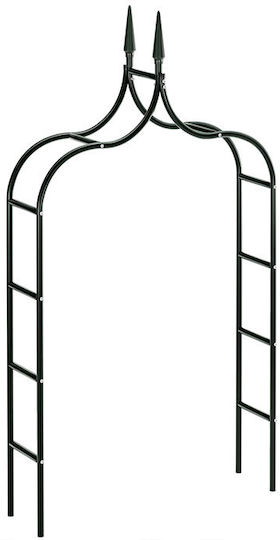 Gartenarch aus Metall in Grün Farbe 140x38x240cm