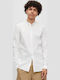 Enrique Long-sleeved Cotton Shirt White