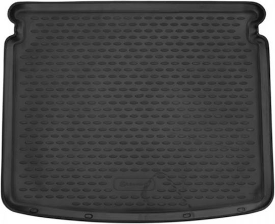 Novline Kofferraummatten Wannenartig 1Stück aus Gummi für Jeep Kompass 5D 2017 Schwarz
