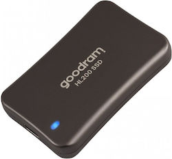 GoodRAM USB 3.2 External 2.5" SSD 256GB Black