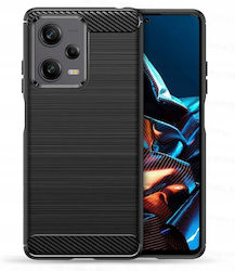 Techsuit Silicone Back Cover Black (Redmi Note 12 Pro / Poco X5 Pro)