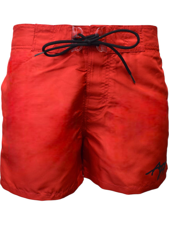 Apple Boxer 0910120 Men's Swimwear Shorts Red