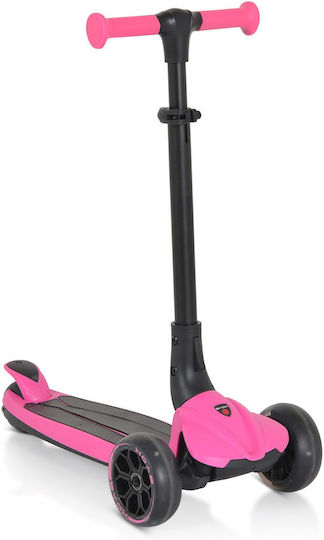 Byox Kids Foldable Bolt 3-Wheel Scooter for 3+ Years Pink