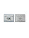 Artekko Decorative Sign Traec Handmade Metal 35x2x27cm 2 Pieces