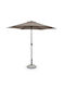 Round Aluminum Parasol Kalife Taupe Φ2.7xY2.35m