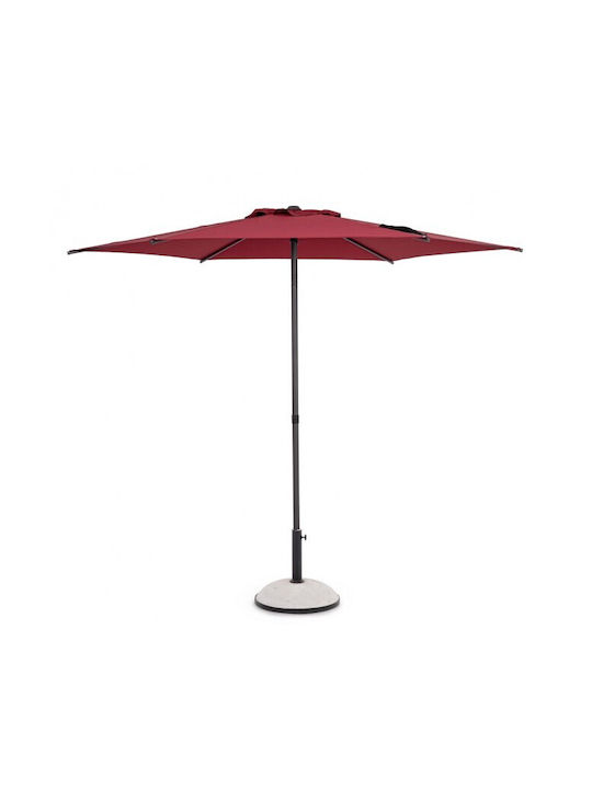 Umbrella Floor Round Metal Samba Burgundy D2.7m