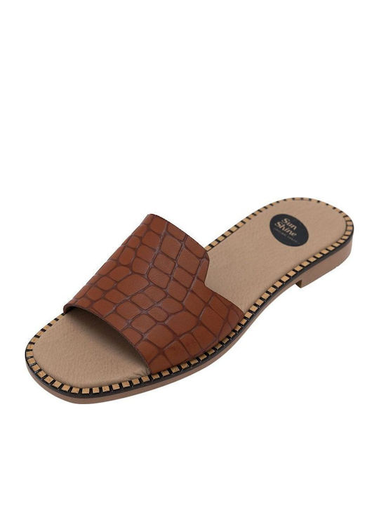 Sunshine Sandale Casual Damă Anatomici Tabac Maro