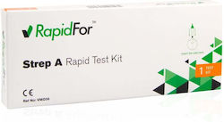 Vitrosens RapidFor Strep A Rapid Test Kit Τεστ Στρεπτόκοκκου 1τμχ