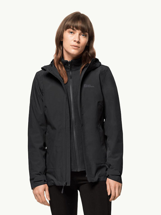 Jack Wolfskin Moonrise Κοντό Γυναικείο Μπουφάν ...
