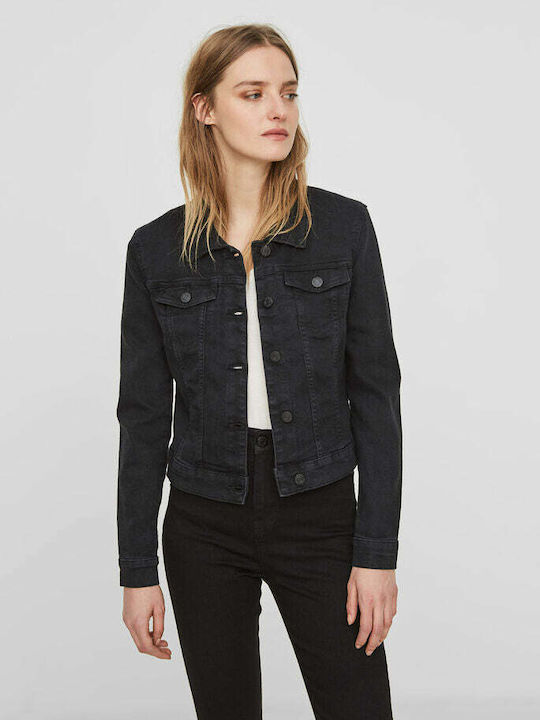 Noisy May 27001866 Jachetă din denim Black Noisy May 27001866 Jachetă din denim Black