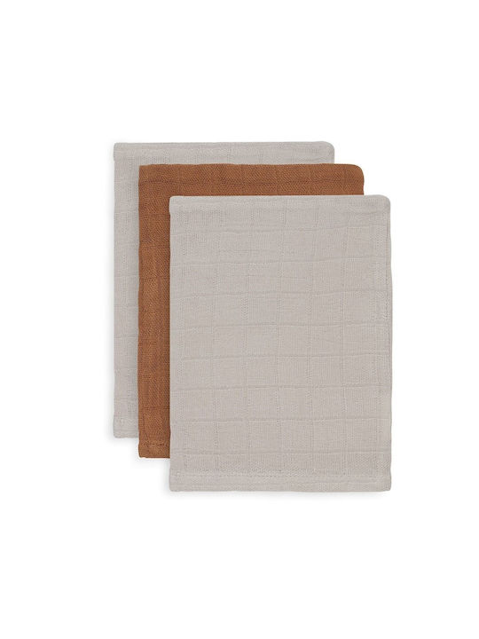 Jollein Changing Pads Brown 15x20cm. 3pcs