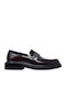 Men's Leather Moccasins Burgundy