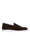 Leder Herren Mokassins in Braun Farbe