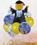 Set of graduation balloons 9 pcs