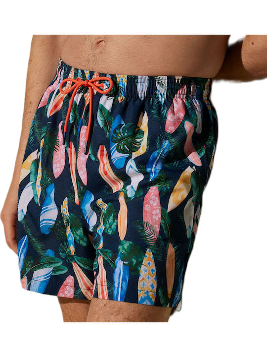 Costume De Baie Bărbați Pantaloni Scurți Multicolori Cu Mode