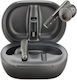 Plantronics Voyager Free 60+ UC (USB-C) In-ear Bluetooth Handsfree Ακουστικά με Θήκη Φόρτισης Carbon Black
