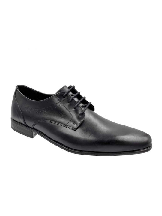 Kricket Men's Leather Dress Shoes Black