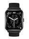 QCY 44mm Smartwatch with Heart Rate Monitor (Black)