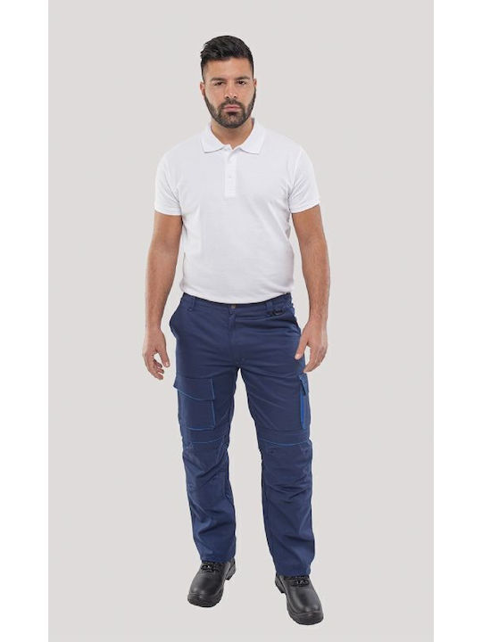 Work Trousers Top Blue Two-tone - Axon