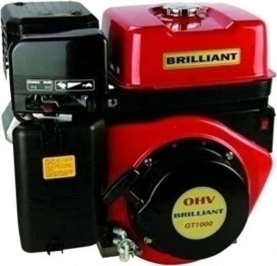 Brilliant GT 1000 Κινητήρας Βενζίνης 296.6cc 10hp με Σφήνα και Μίζα
