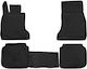 Novline Set of Front and Rear Mats 4pcs Tray Type for BMW Series 7 F01 4D 2007-2015 Black