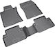 Novline Front Mats 2pcs Tray Type for Honda Accord 4/5D 2003-2008 Black