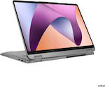 Lenovo IdeaPad Flex 5 14ABR8 14" IPS Ecran Tactil (Ryzen 7-7730U/16GB/512GB SSD/W11 S) Arctic Grey (Tastatură GR)