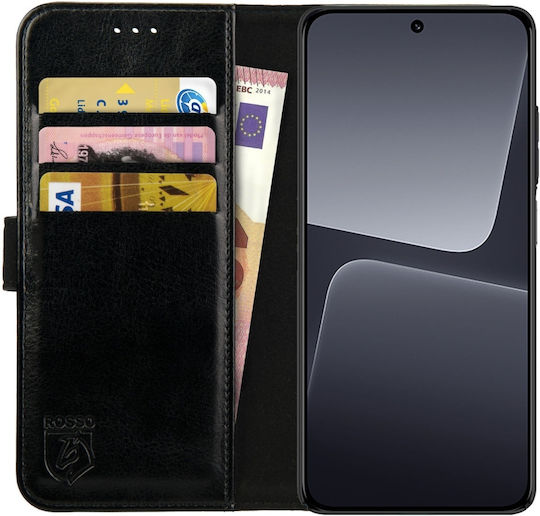 Rosso Element Wallet Δερματίνης Μαύρο (Xiaomi 13 Pro)