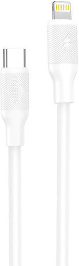 Foneng X80 USB-C zu Lightning Kabel 27W Weiß 1m